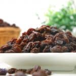 a bowl of yummy raisins
