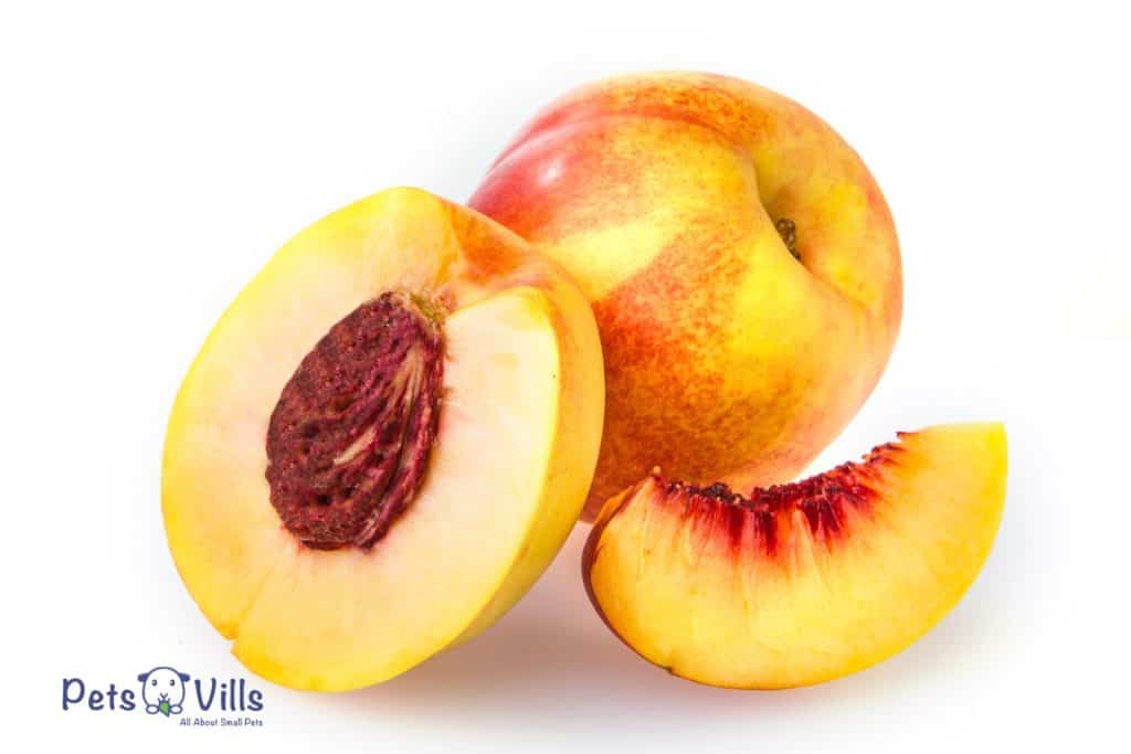 yellowish nectarine fruit