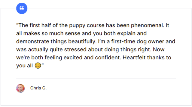 Testimonial from Crucial Concepts in Dog Behavior & Training by Dr. Dunbar